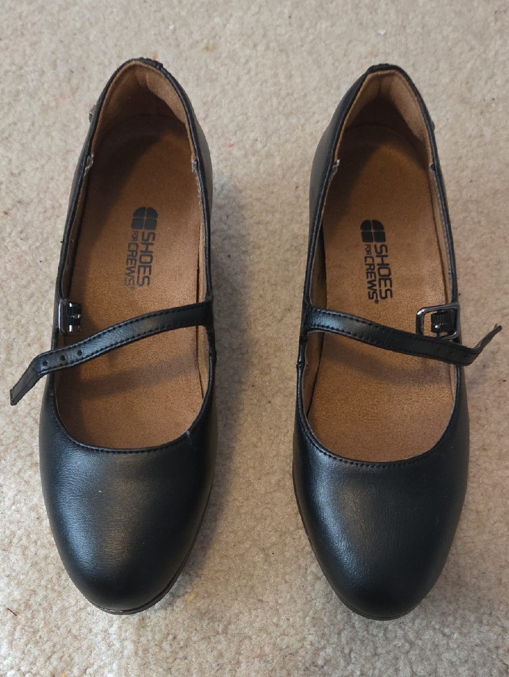 Shoes For Crews Girls Black Mary Jane Dress Shoes